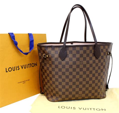 louis vuitton neverfull damier ebene rose ballerine|louis vuitton artsy damier ebene.